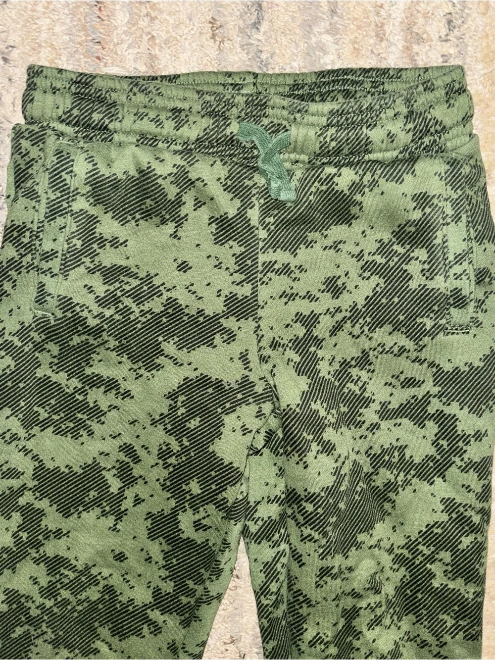 Kids' Green Digital Camo Hoodie & Jogger Set